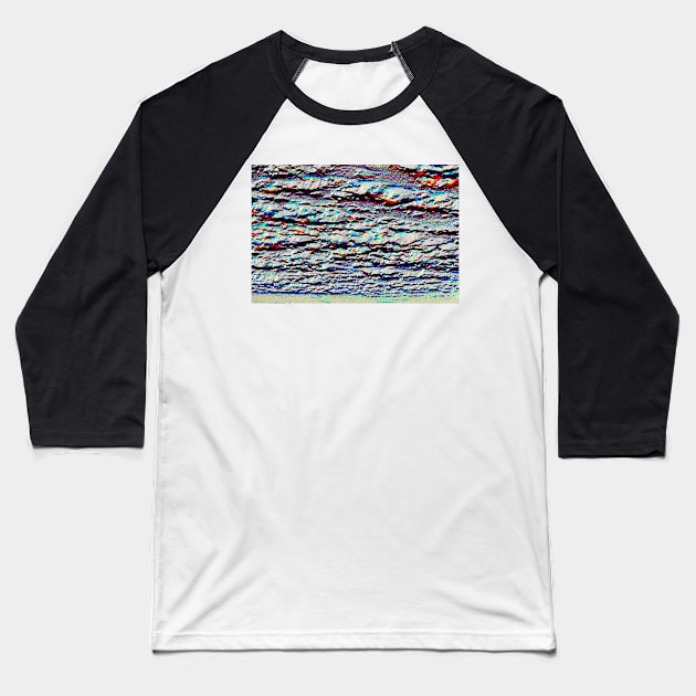 Martian Morning sureal abstract Baseball T-Shirt by stevepaint